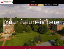 Tablet Screenshot of belmontabbeycollege.edu